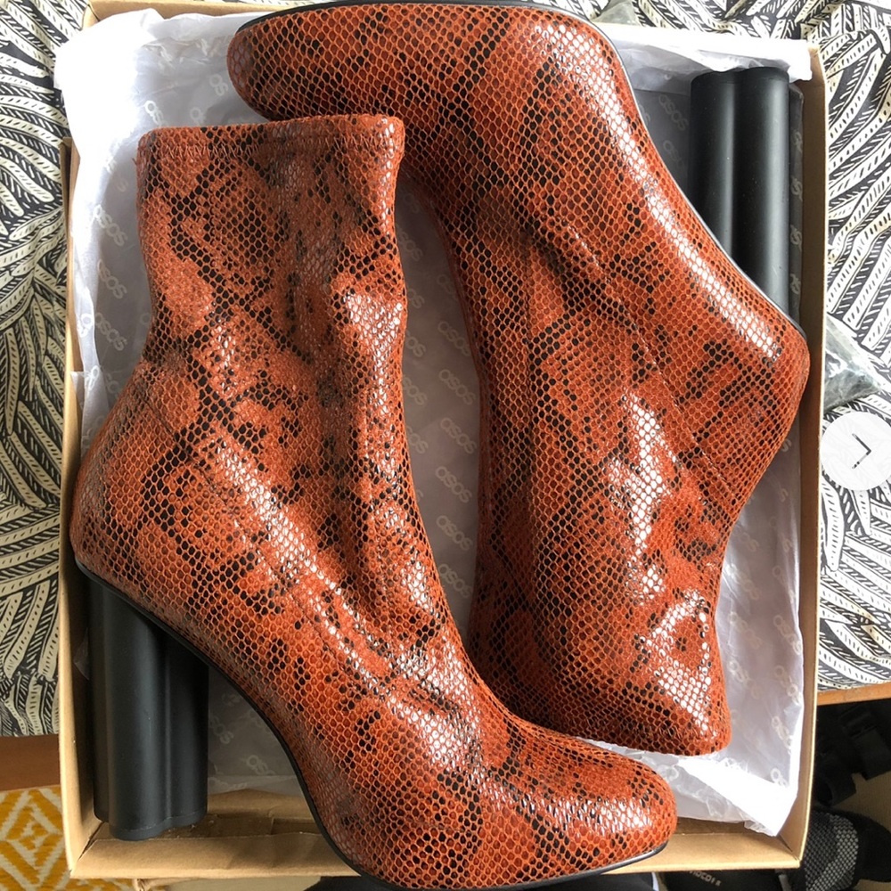 Asos Sock Boot- Snake - image 1